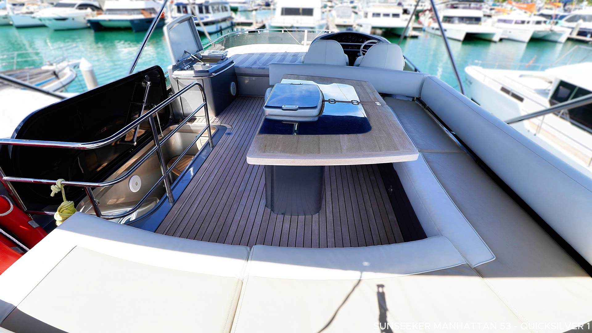 Asia Global Yachting (AGY) Luxury Yacht Charters in Thailand, Indonesia and Japan Flybridge Aft