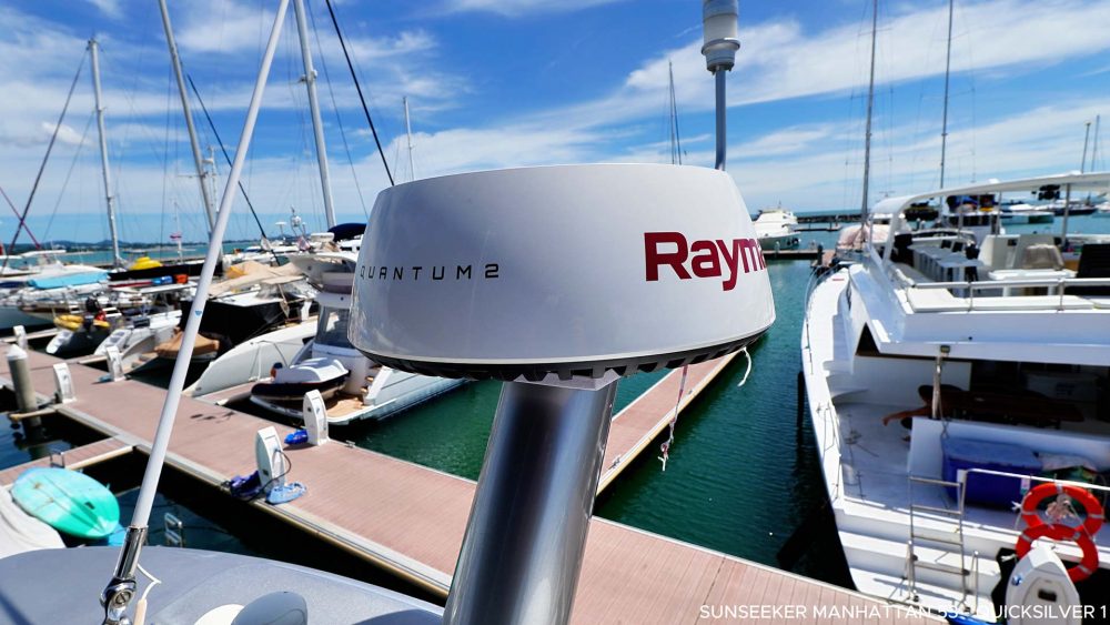 Asia Global Yachting (AGY) Luxury Yacht Charters in Thailand, Indonesia and Japan Flybridge Radar