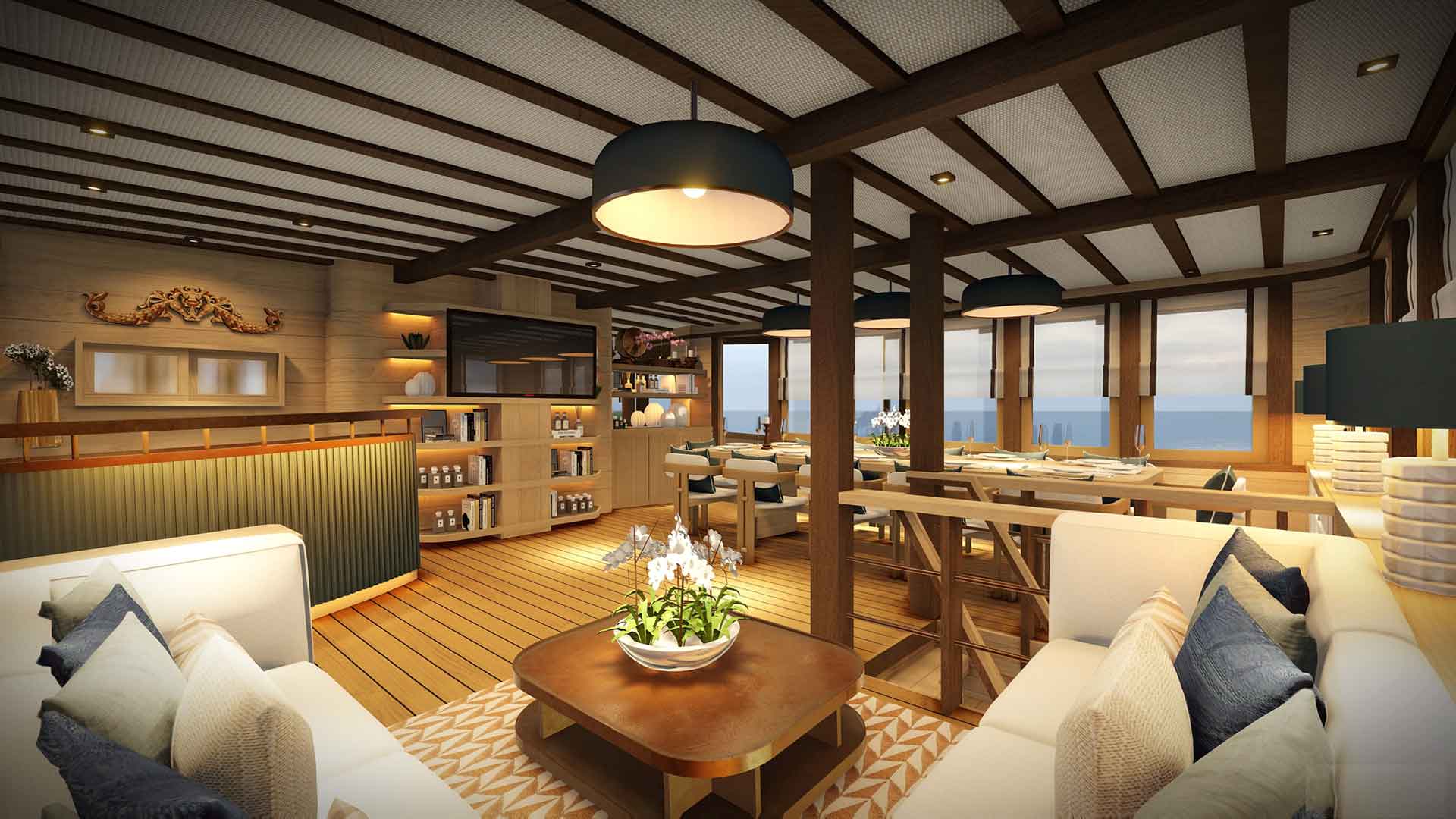 Asia Global Yachting (AGY) Luxury Yacht Charters in Thailand, Indonesia and Japan Interior 2