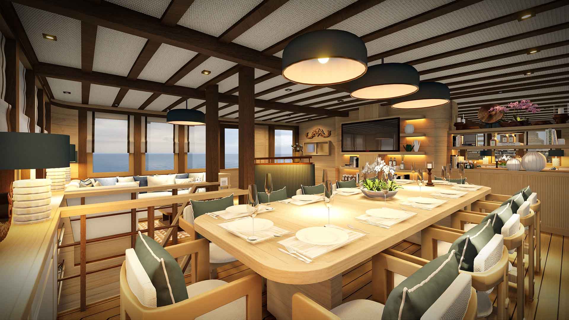 Asia Global Yachting (AGY) Luxury Yacht Charters in Thailand, Indonesia and Japan Interior 3
